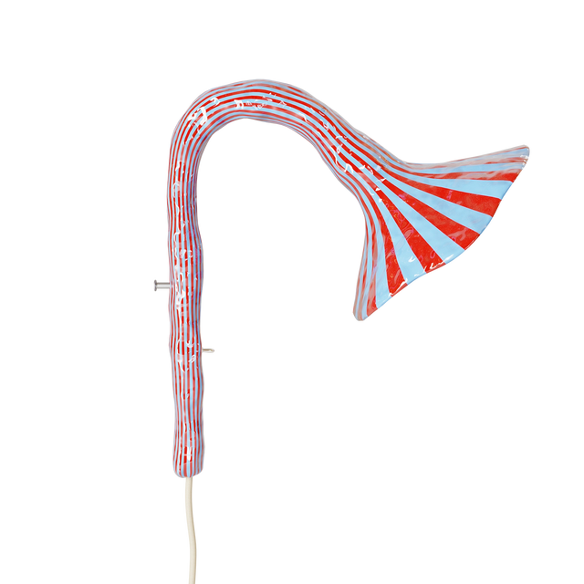 DOODLE WALL LAMP / BROWN & CREAM