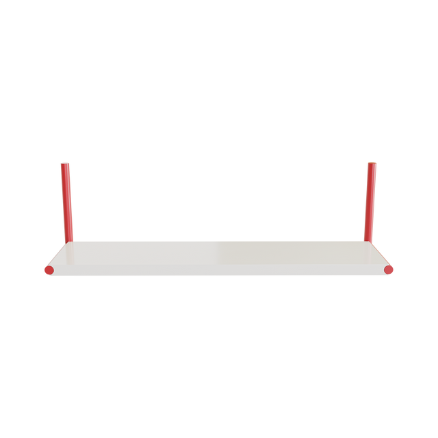 ELLE SHELF / RED & WHITE