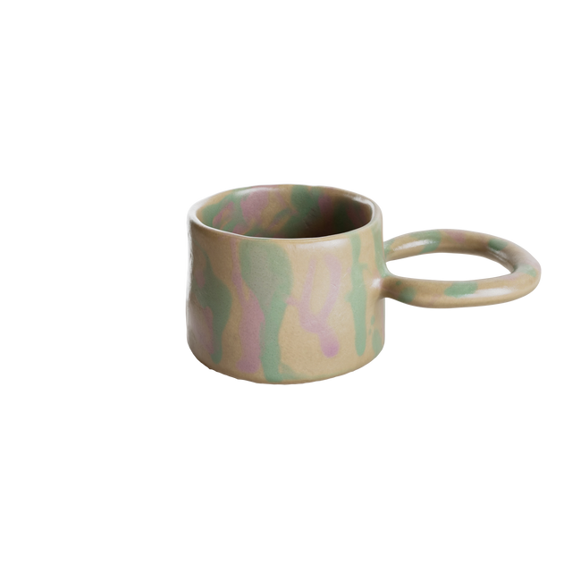 90° MUG / GREEN & PURPLE