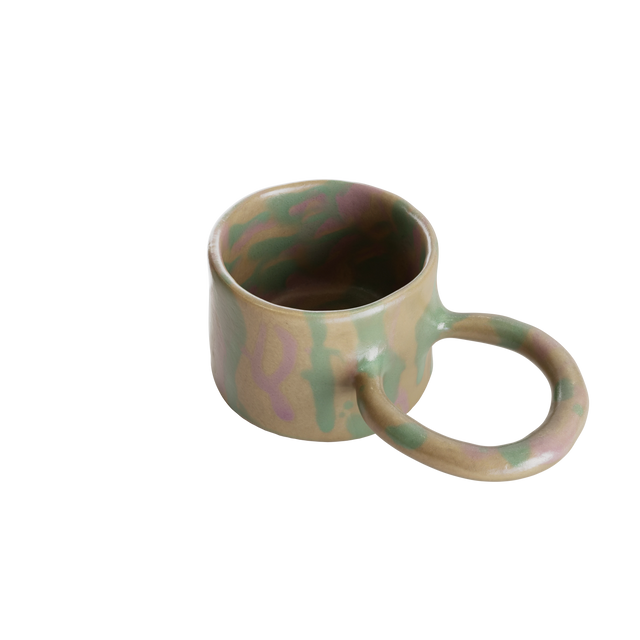 90° MUG / GREEN & PURPLE