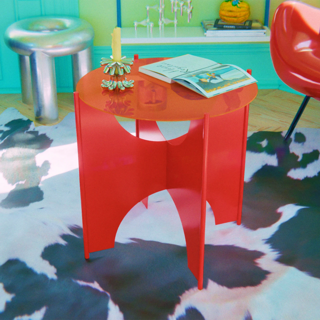 O+ TABLE / RED & ORANGE