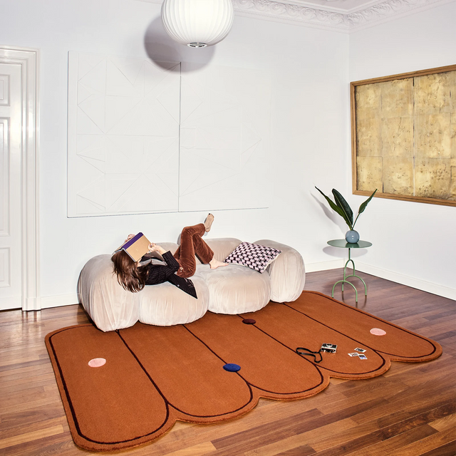 PARIS / HÅND-TUFTET / ULD / TERRAKOTTA