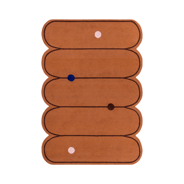 PARIS / HÅND-TUFTET / ULD / TERRAKOTTA