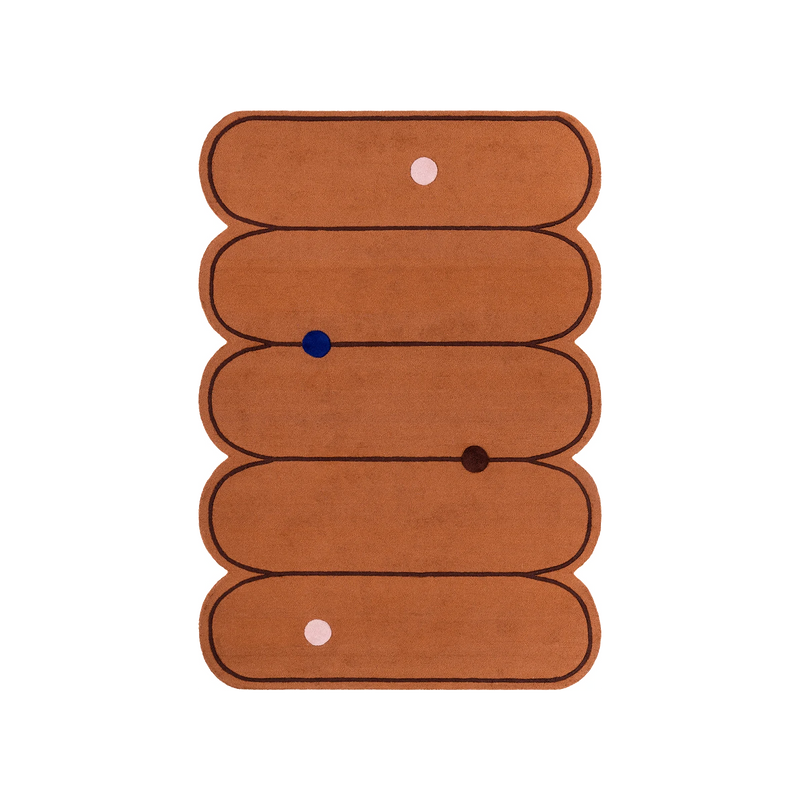 PARIS / HÅND-TUFTET / ULD / TERRAKOTTA