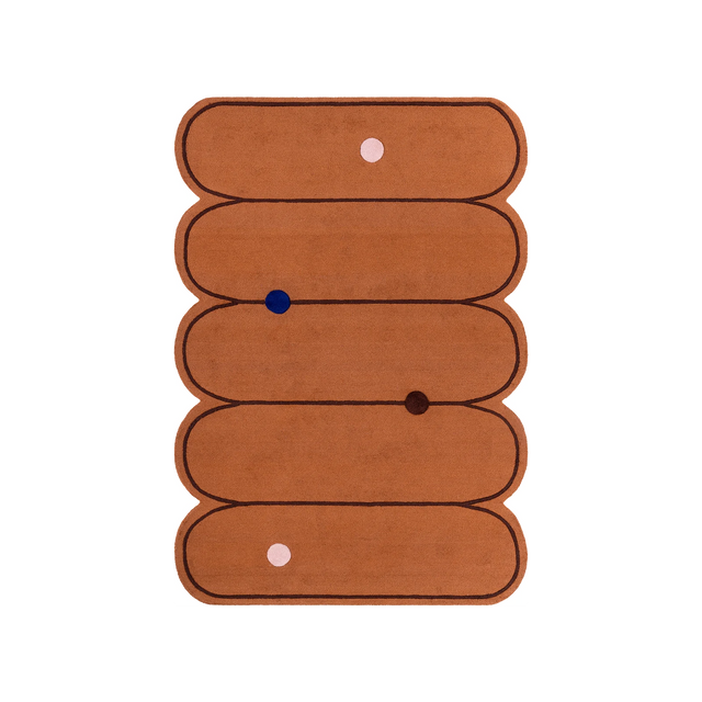 PARÍS / HECHO A MANO / LANA / TERRACOTA