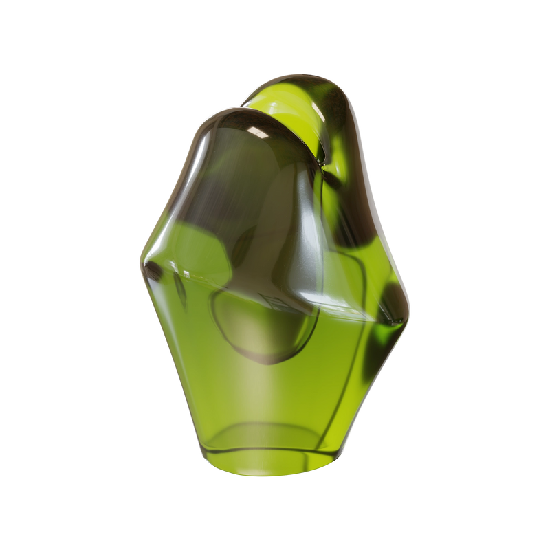 LIPS VASE / GREEN