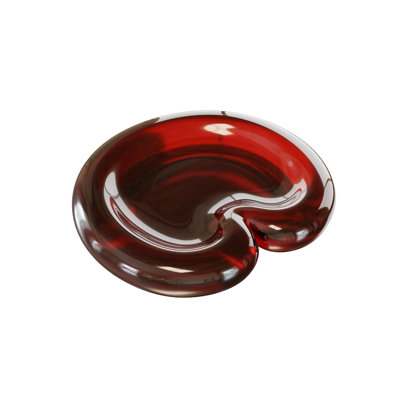 NUDE PLATE / RED