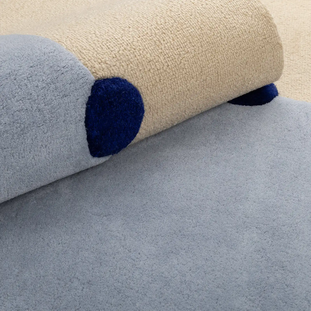 ROMA / HECHO A MANO / LANA / AZUL