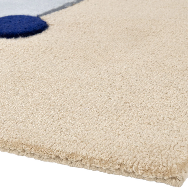 ROMA / FATTO A MANO / LANA / BLU