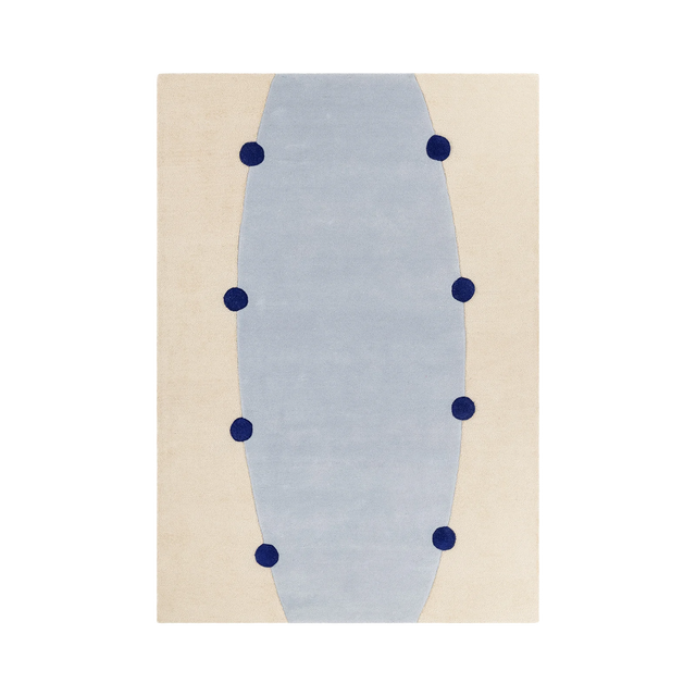 ROMA / FATTO A MANO / LANA / BLU