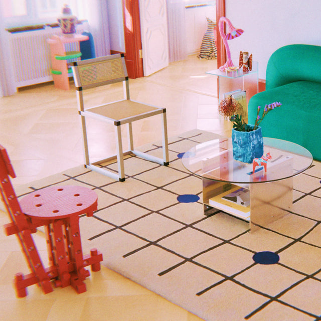 LONDRES / HECHO A MANO / LANA / COBALTO