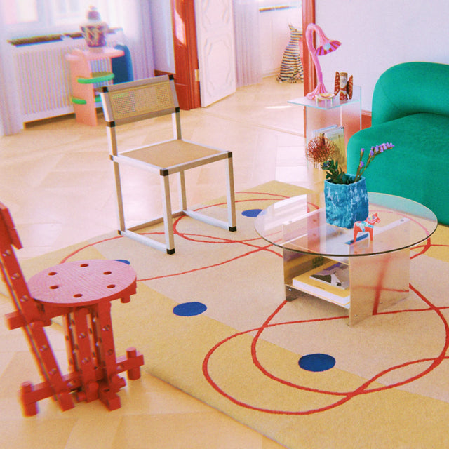 MARSELLA / HECHO A MANO / LANA / ROJO