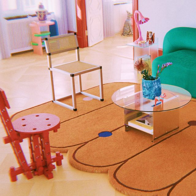 PARIS / HÅND-TUFTET / ULD / TERRAKOTTA