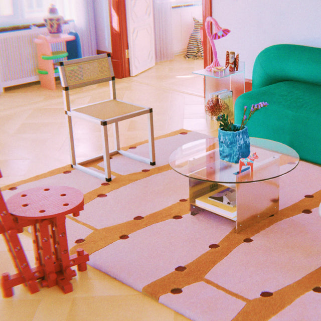 RIO / HÅND-TUFTET / ULD / TERRAKOTTA