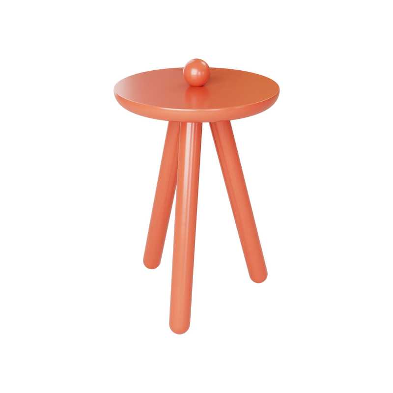 POPS SIDE TABLE / SALMON