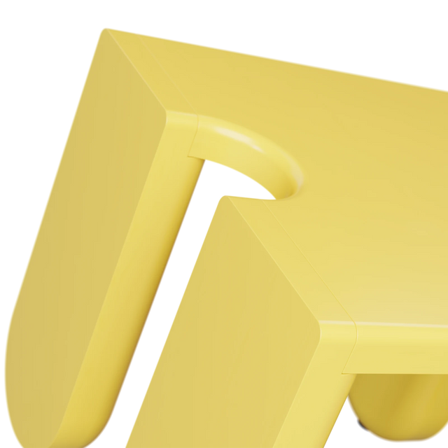 TIP TAP SQUARE TABLE / YELLOW