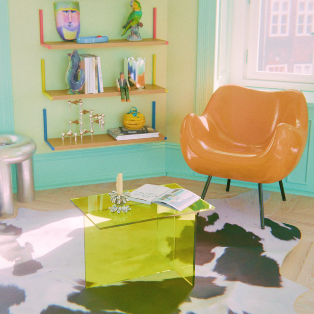 THEO SIDE TABLE / YELLOW