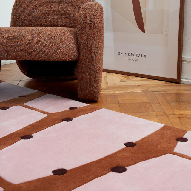 RIO / HÅND-TUFTET / ULD / TERRAKOTTA