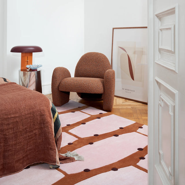 RIO / HÅND-TUFTET / ULD / TERRAKOTTA