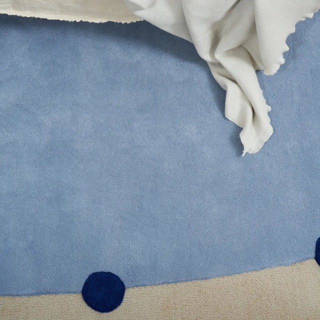 ROMA / FATTO A MANO / LANA / BLU